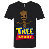 T-Shirts Black / X-Small TREE STORY Men's Premium V-Neck