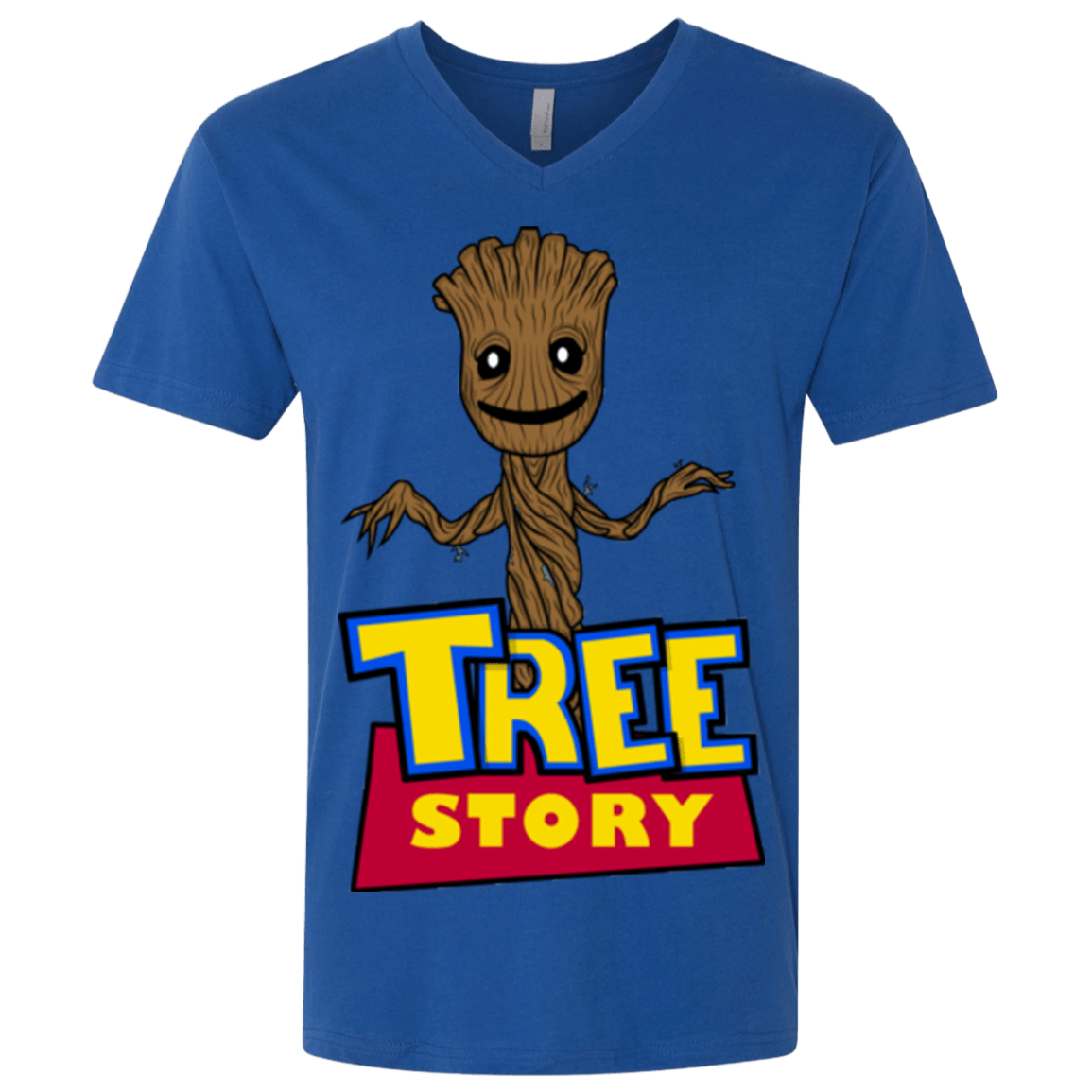T-Shirts Royal / X-Small TREE STORY Men's Premium V-Neck