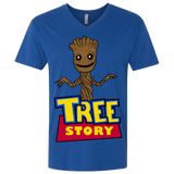 T-Shirts Royal / X-Small TREE STORY Men's Premium V-Neck
