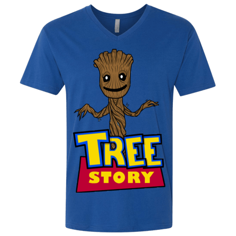 T-Shirts Royal / X-Small TREE STORY Men's Premium V-Neck