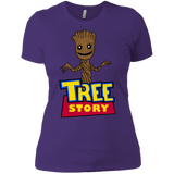 T-Shirts Purple Rush/ / X-Small TREE STORY Women's Premium T-Shirt