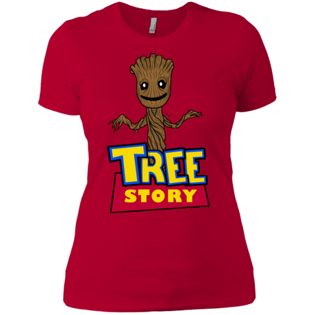 T-Shirts Red / X-Small TREE STORY Women's Premium T-Shirt