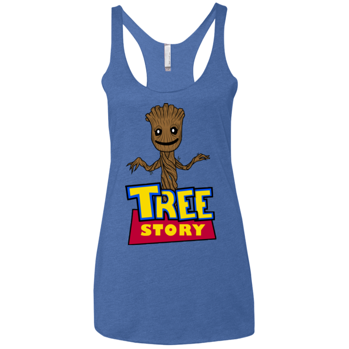 T-Shirts Vintage Royal / X-Small TREE STORY Women's Triblend Racerback Tank