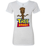 T-Shirts Heather White / Small TREE STORY Women's Triblend T-Shirt