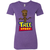 T-Shirts Purple Rush / Small TREE STORY Women's Triblend T-Shirt