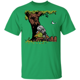 T-Shirts Irish Green / S Tree Yoda Calvin T-Shirt