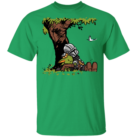 T-Shirts Irish Green / S Tree Yoda Calvin T-Shirt