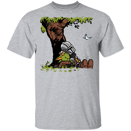 T-Shirts Sport Grey / S Tree Yoda Calvin T-Shirt