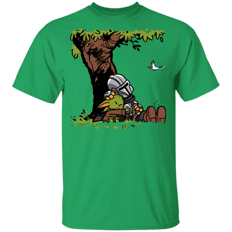 T-Shirts Irish Green / YXS Tree Yoda Calvin Youth T-Shirt