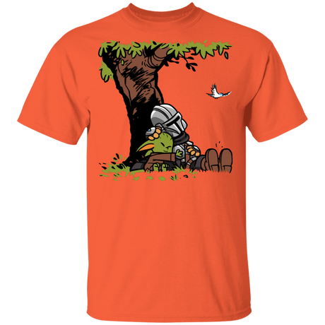 T-Shirts Orange / YXS Tree Yoda Calvin Youth T-Shirt