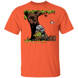 T-Shirts Orange / YXS Tree Yoda Calvin Youth T-Shirt