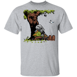 T-Shirts Sport Grey / YXS Tree Yoda Calvin Youth T-Shirt