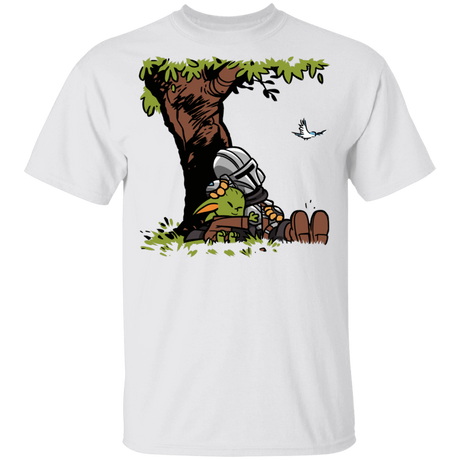 T-Shirts White / YXS Tree Yoda Calvin Youth T-Shirt