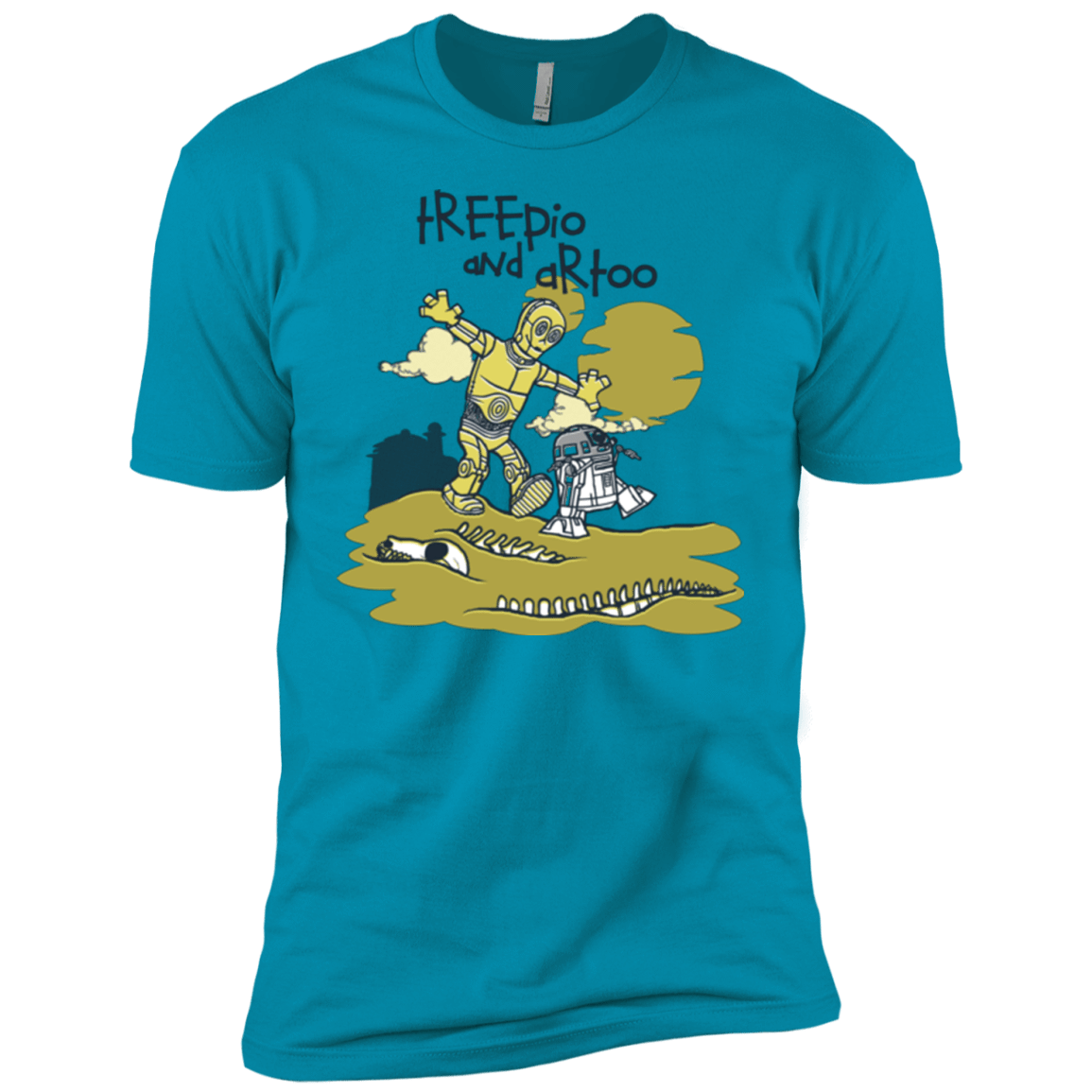 T-Shirts Turquoise / YXS Treepio and Artoo Boys Premium T-Shirt