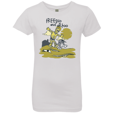 T-Shirts White / YXS Treepio and Artoo Girls Premium T-Shirt