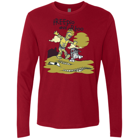 T-Shirts Cardinal / Small Treepio and Artoo Men's Premium Long Sleeve