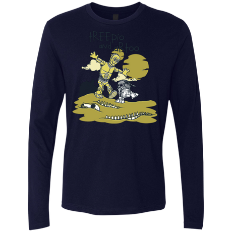 T-Shirts Midnight Navy / Small Treepio and Artoo Men's Premium Long Sleeve