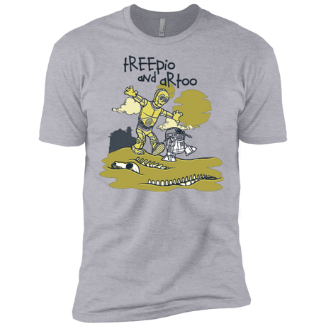 T-Shirts Heather Grey / X-Small Treepio and Artoo Men's Premium T-Shirt