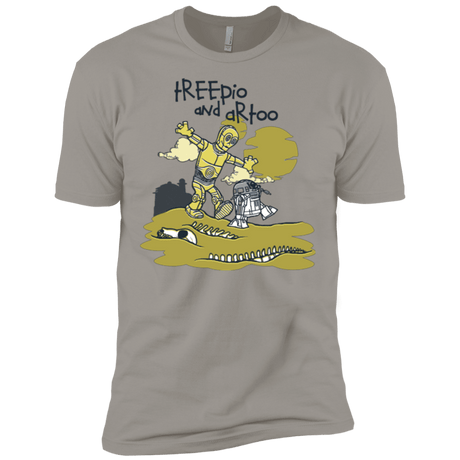 T-Shirts Light Grey / X-Small Treepio and Artoo Men's Premium T-Shirt