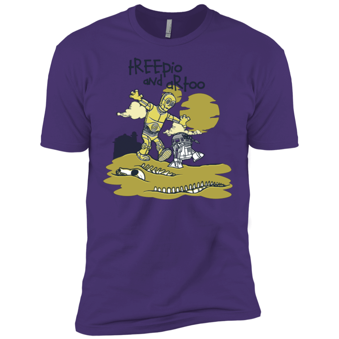 T-Shirts Purple / X-Small Treepio and Artoo Men's Premium T-Shirt