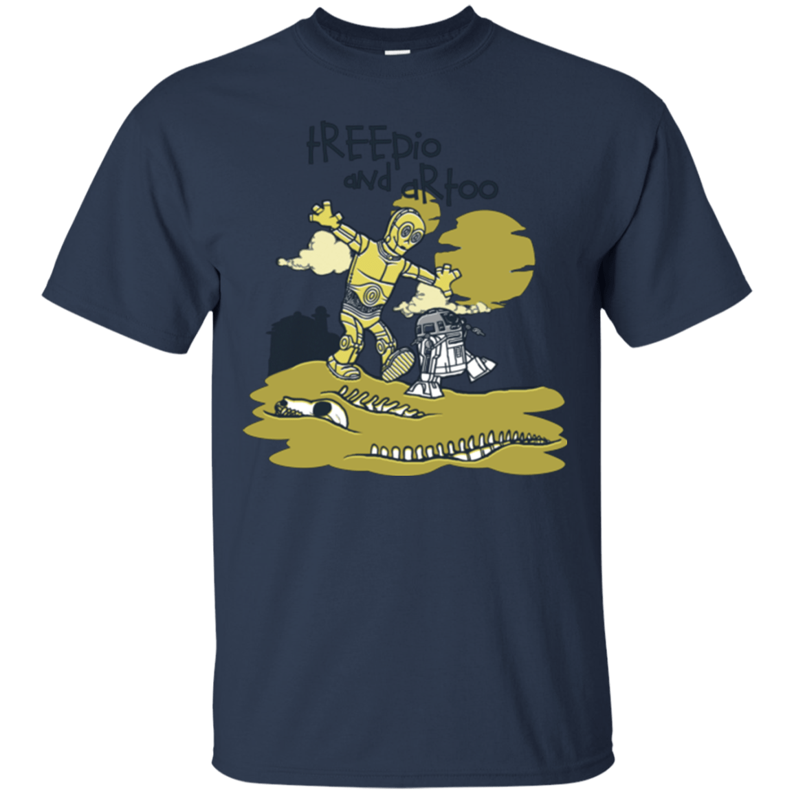 T-Shirts Navy / Small Treepio and Artoo T-Shirt