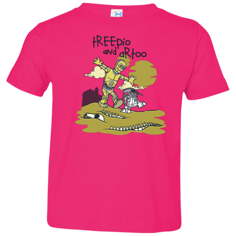 T-Shirts Hot Pink / 2T Treepio and Artoo Toddler Premium T-Shirt