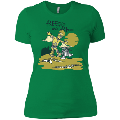 T-Shirts Kelly Green / X-Small Treepio and Artoo Women's Premium T-Shirt