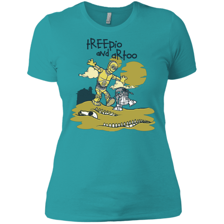 T-Shirts Tahiti Blue / X-Small Treepio and Artoo Women's Premium T-Shirt