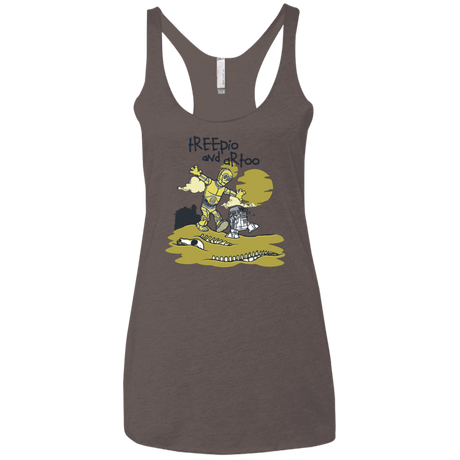 T-Shirts Macchiato / X-Small Treepio and Artoo Women's Triblend Racerback Tank