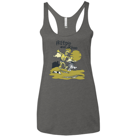 T-Shirts Premium Heather / X-Small Treepio and Artoo Women's Triblend Racerback Tank