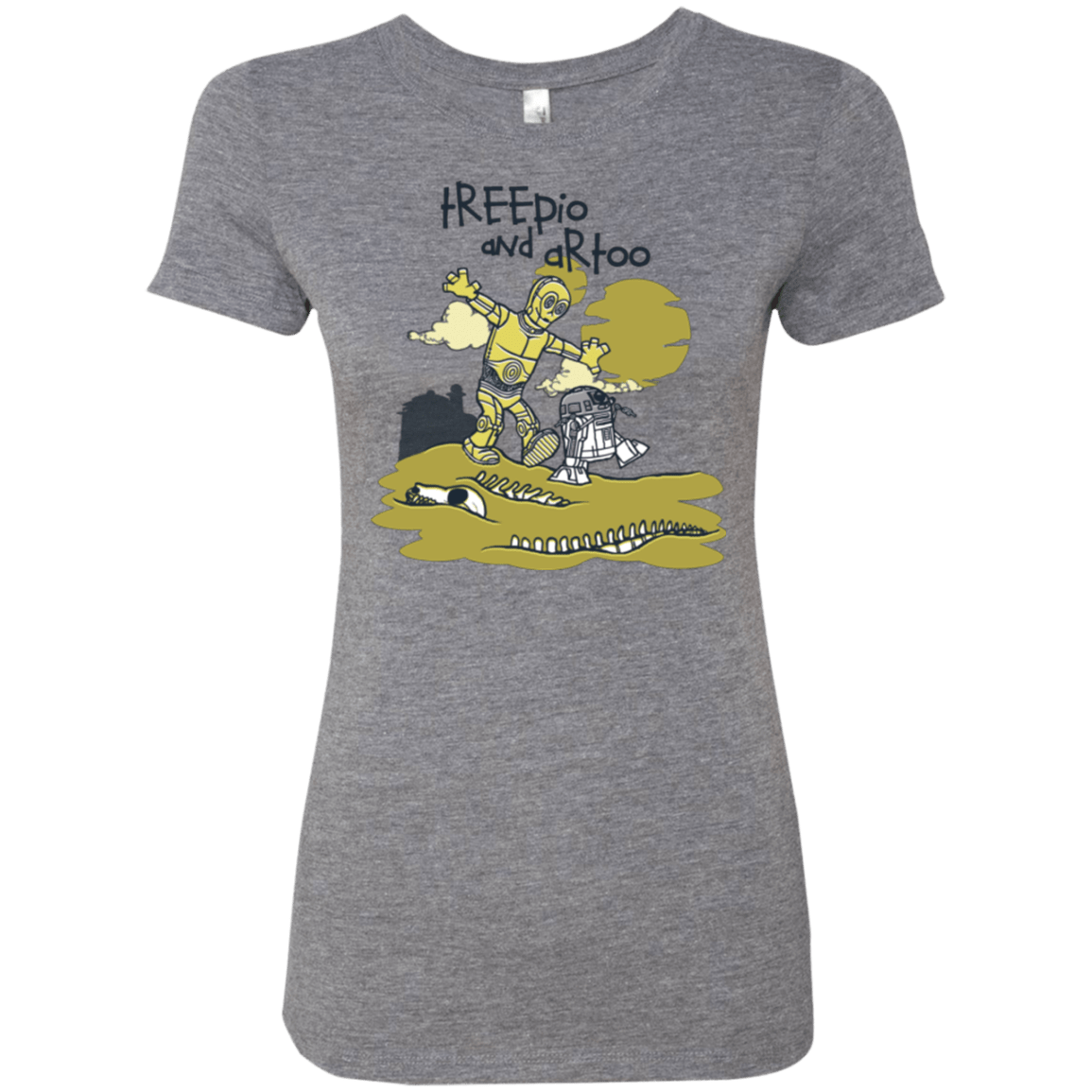 T-Shirts Premium Heather / Small Treepio and Artoo Women's Triblend T-Shirt