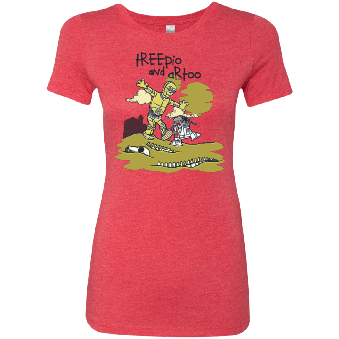 T-Shirts Vintage Red / Small Treepio and Artoo Women's Triblend T-Shirt