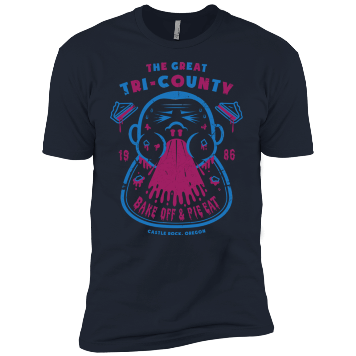 T-Shirts Midnight Navy / YXS Tri County Pie Eating Boys Premium T-Shirt