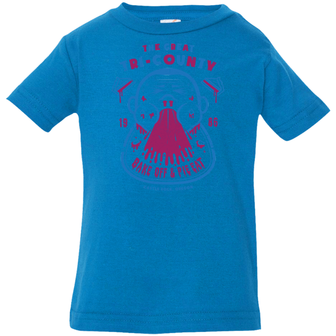 T-Shirts Cobalt / 6 Months Tri County Pie Eating Infant PremiumT-Shirt