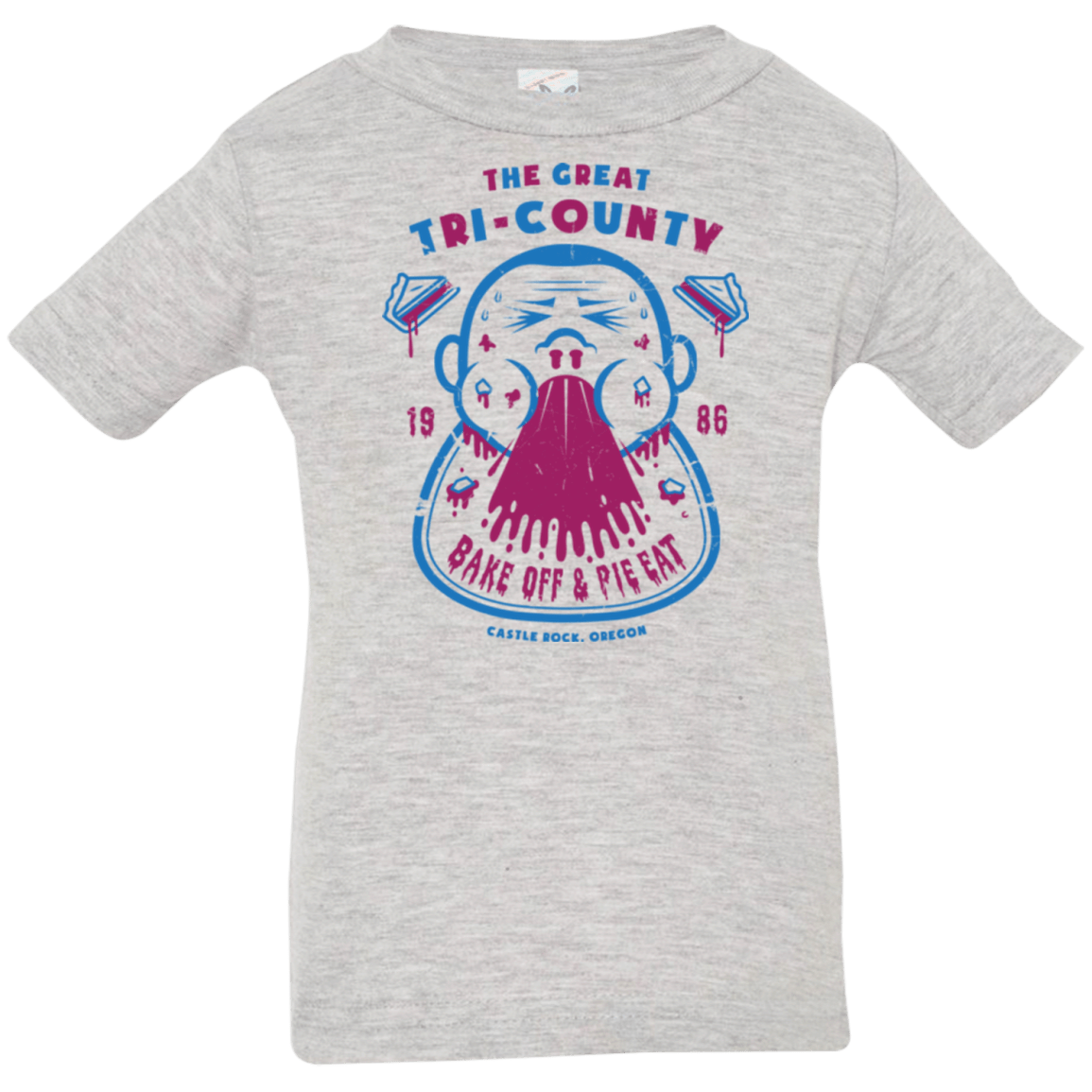 T-Shirts Heather / 6 Months Tri County Pie Eating Infant PremiumT-Shirt