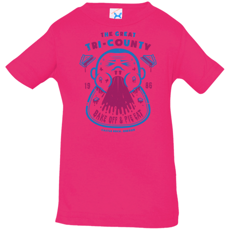 T-Shirts Hot Pink / 6 Months Tri County Pie Eating Infant PremiumT-Shirt