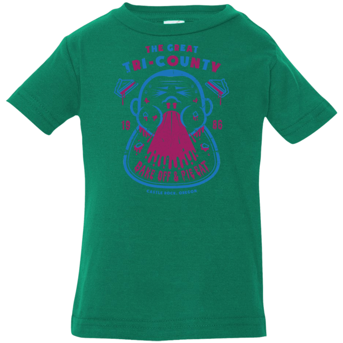 T-Shirts Kelly / 6 Months Tri County Pie Eating Infant PremiumT-Shirt