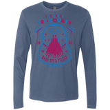 T-Shirts Indigo / Small Tri County Pie Eating Men's Premium Long Sleeve