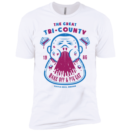 T-Shirts White / X-Small Tri County Pie Eating Men's Premium T-Shirt