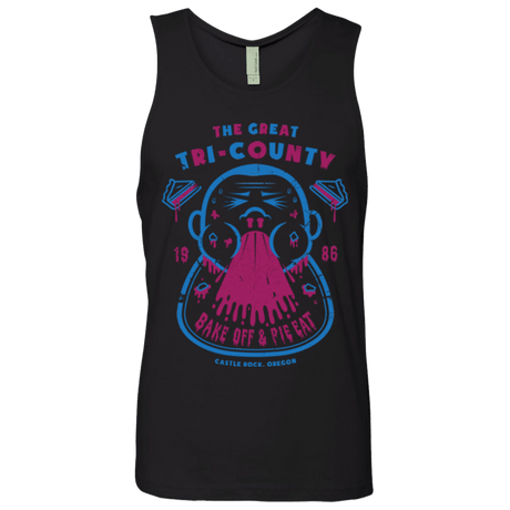 T-Shirts Black / Small Tri County Pie Eating Men's Premium Tank Top