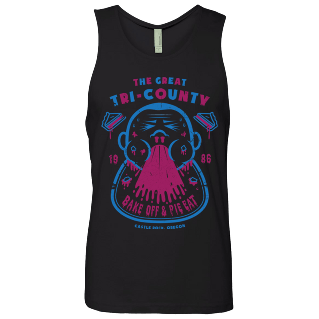 T-Shirts Black / Small Tri County Pie Eating Men's Premium Tank Top