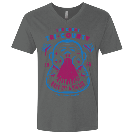 T-Shirts Heavy Metal / X-Small Tri County Pie Eating Men's Premium V-Neck