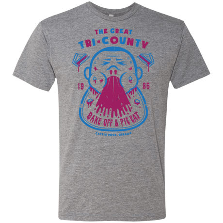 T-Shirts Premium Heather / Small Tri County Pie Eating Men's Triblend T-Shirt