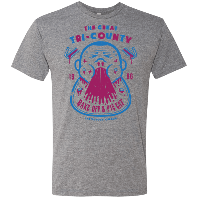 T-Shirts Premium Heather / Small Tri County Pie Eating Men's Triblend T-Shirt