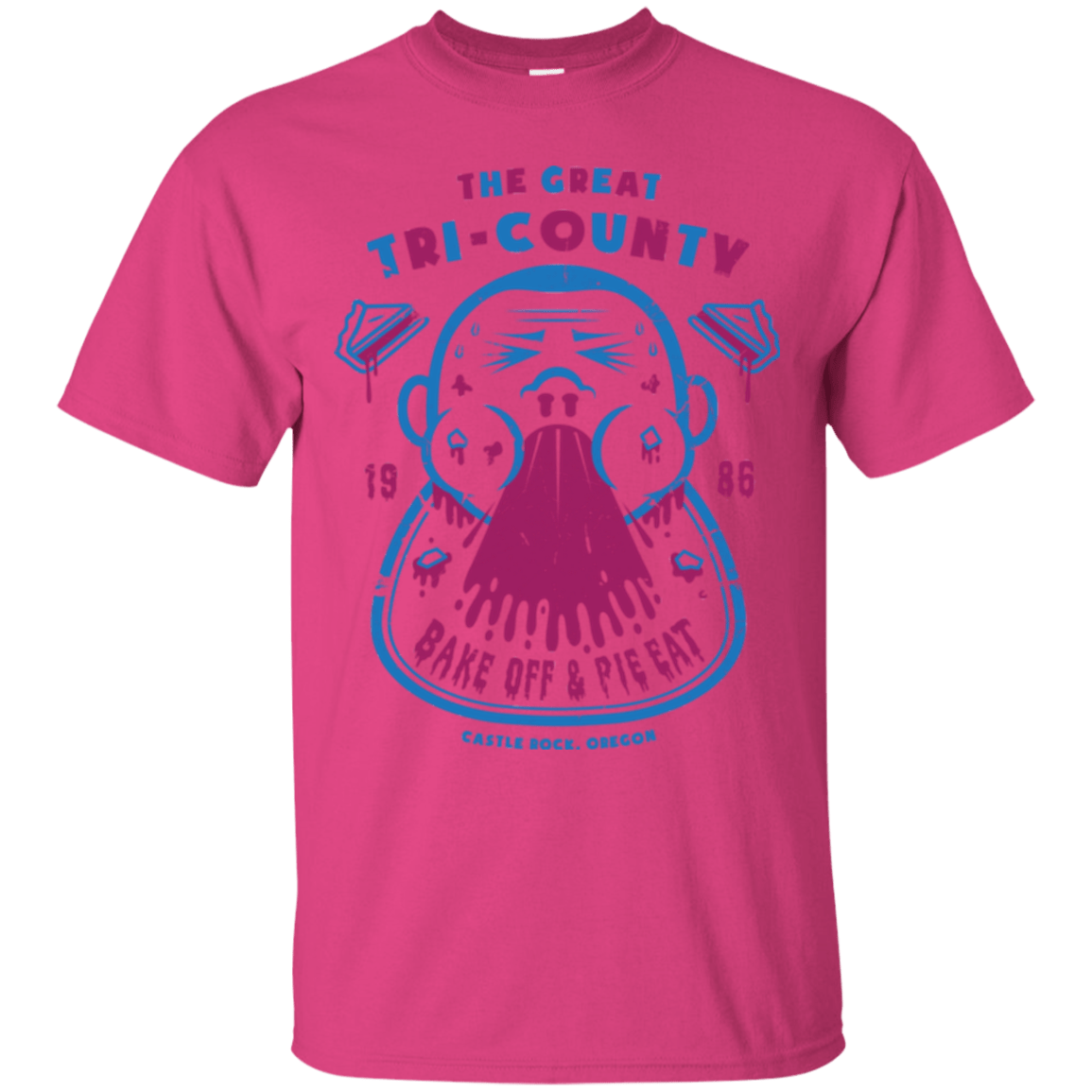 T-Shirts Heliconia / Small Tri County Pie Eating T-Shirt