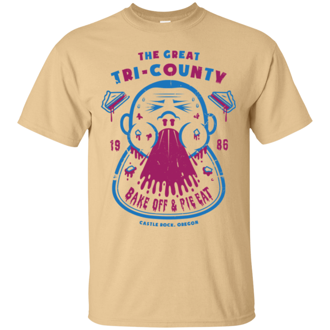 T-Shirts Vegas Gold / Small Tri County Pie Eating T-Shirt