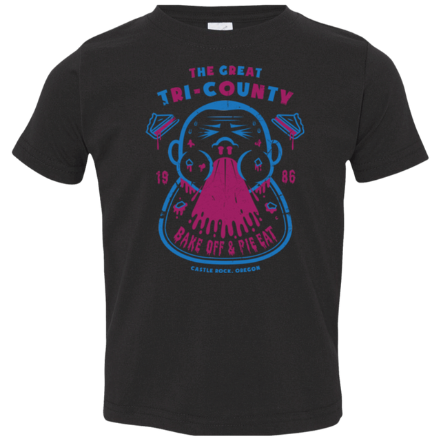 T-Shirts Black / 2T Tri County Pie Eating Toddler Premium T-Shirt