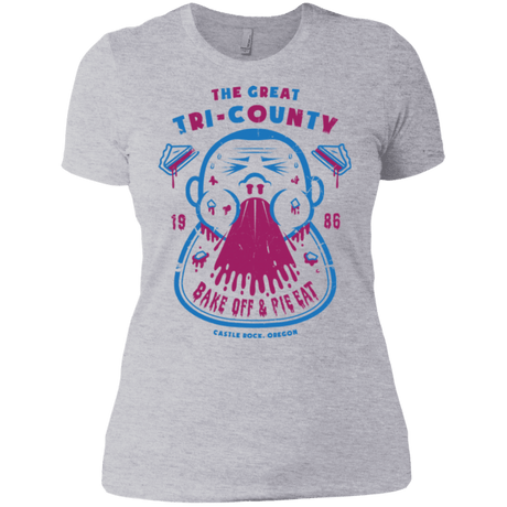 T-Shirts Heather Grey / X-Small Tri County Pie Eating Women's Premium T-Shirt