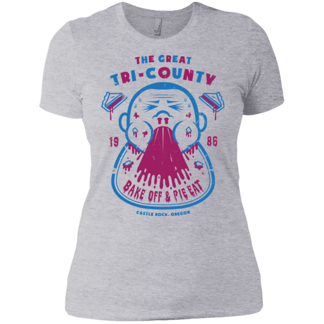 T-Shirts Heather Grey / X-Small Tri County Pie Eating Women's Premium T-Shirt