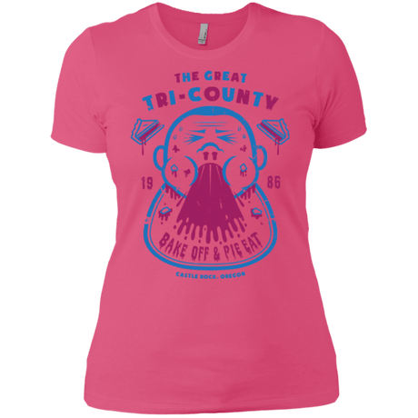 T-Shirts Hot Pink / X-Small Tri County Pie Eating Women's Premium T-Shirt